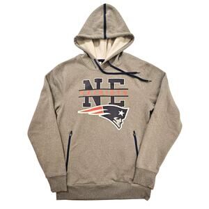 NFL Team Apparel  NE Patriots Football Team Jersey Hoodie Sweatshirt, Sz S